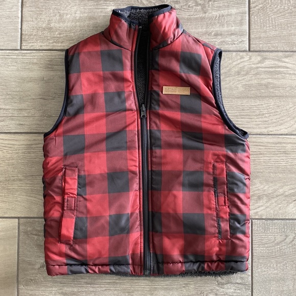 Buffalo David Bitton Boys Reversible Vest & Pullover/Sweatshirt - Set of 2 - Picture 3 of 12